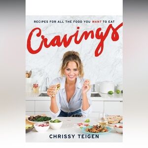 Cravings Cookbook by Chrissy Teigen - White and Red